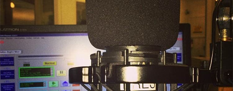 Behind the mic