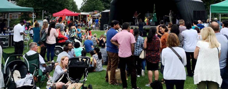 Thousands enjoy the sunshine and fun at Eastleigh Mela