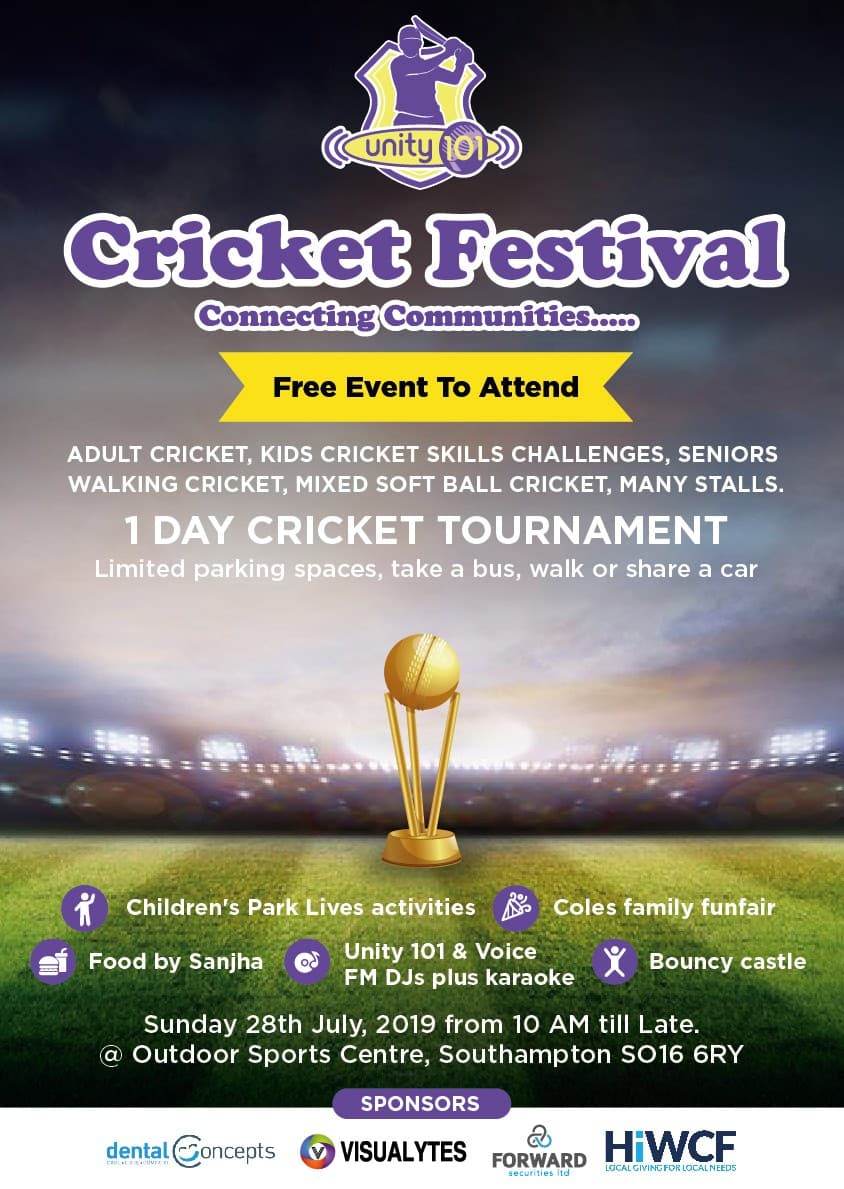 Unity 101 Cricket Festival